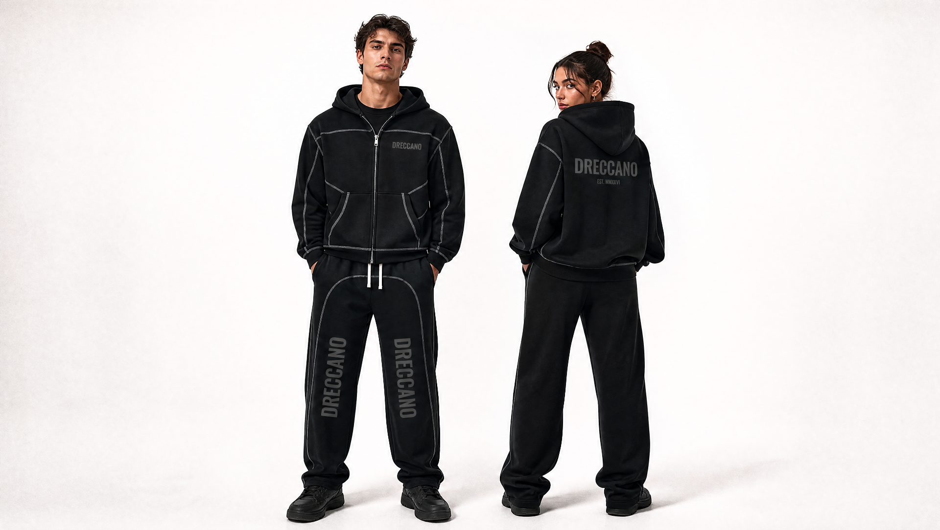 Dreccano set — duo, front and back